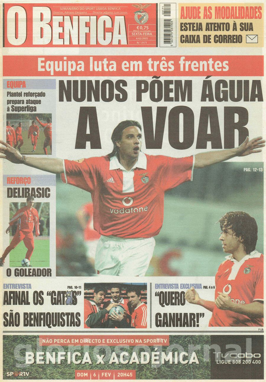 jornal o benfica 3171 2005-02-04